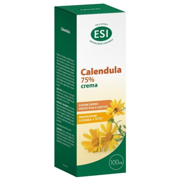 Calendula 75% - Crema Idratante e Lenitiva per Pelle Sensibili