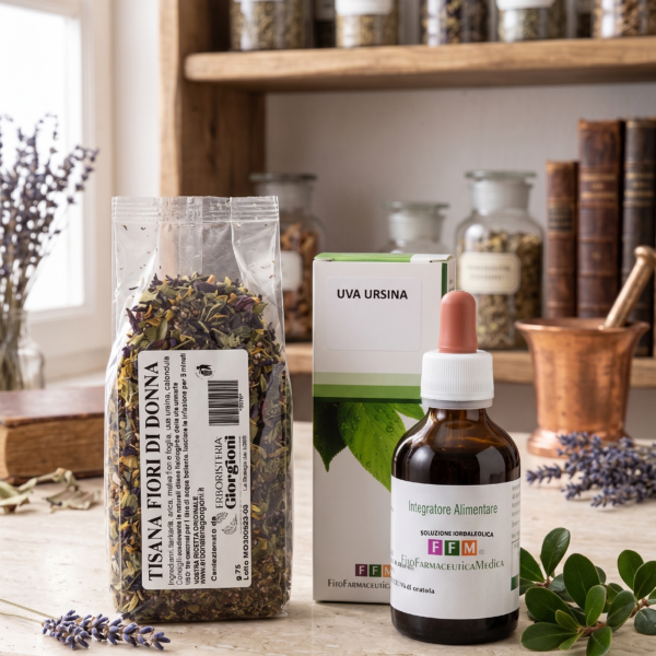 Kit Fiori Di Donna - Tisana + Uva Ursina Soluzione Idralcolica