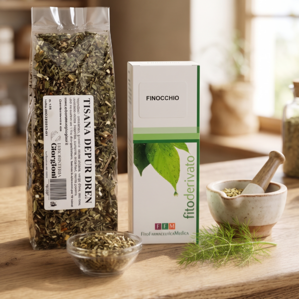 Kit Sgonfiante Linea - Tisana Sgonfinate + Finocchio Soluzione Idralcolica