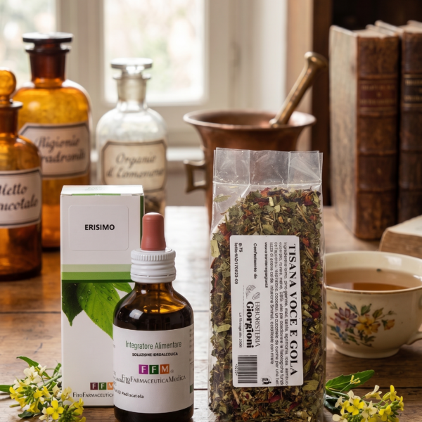 Kit Tisana Voce E Gola - Tisana + Erisimo Soluzione Idralcolica