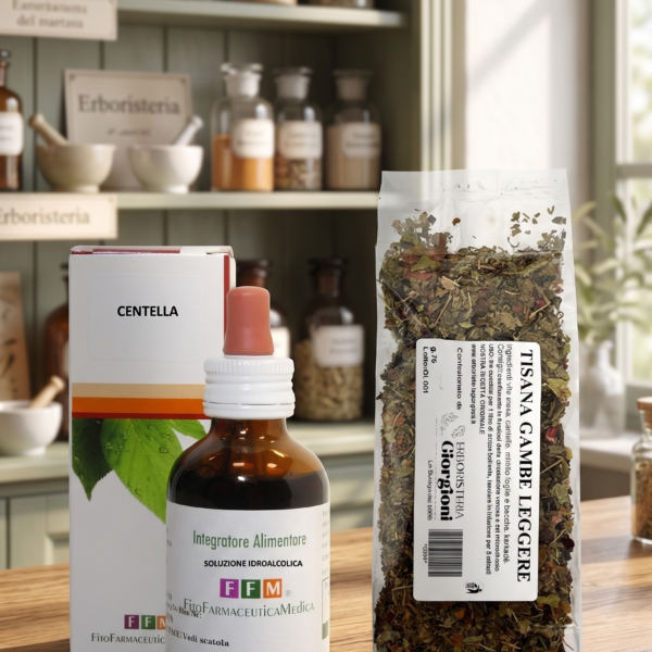 Kit Gambe Leggere - Tisana + Centella Soluzione Idralcolica
