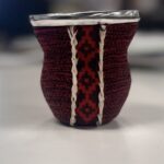 Mate - Zucchetta in vetro e tessuto rosso