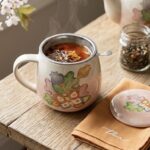 Tazza Tisaniera Thun con Filtro e Tovagliolo