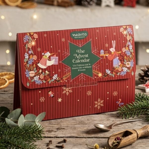 Calendario dell’Avvento con Tisane e Infusi Biologici Neavita