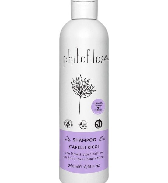 Shampoo Capelli Ricci Con Idroestratto Bioattivo Di Spirulina E Goond Katira