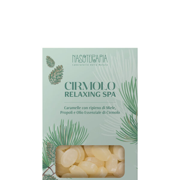 Cirmolo Relaxing Spa Caramelle con ripieno di Miele, Propoli e Cirmolo Nasoterapia