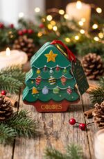 Candela Natalizia Albero di Natale in Cera di Soia – Colors Home Fragrance - immagine 4