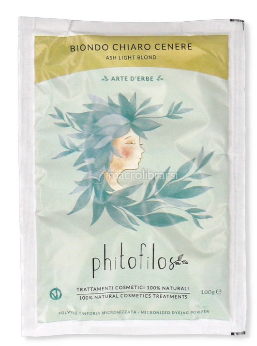 biondo chiaro cenere Miscela di Erbe Tintorie Naturali per Capelli - Biondo Chiaro Cenere - immagine 1