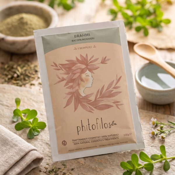 Brahmi - Polvere Neutra Micronizzata per Capelli | Phitofilos "I Semplici"