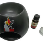 Bruciatore in ceramica con Essenza e Candela