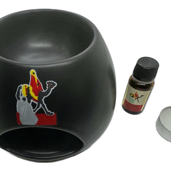 Bruciatore in ceramica con Essenza e Candela