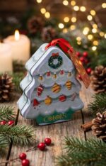 Candela Natalizia Albero di Natale in Cera di Soia – Colors Home Fragrance - immagine 3