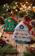 Candela Natalizia Albero di Natale in Cera di Soia – Colors Home Fragrance - immagine 2