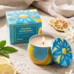 Candela Profumata in Cera Vegetale di Soia "Vincent" – Colors