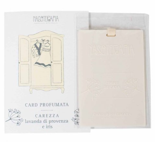 Card Profumata Carezza Lavanda Di Provenza E Iris