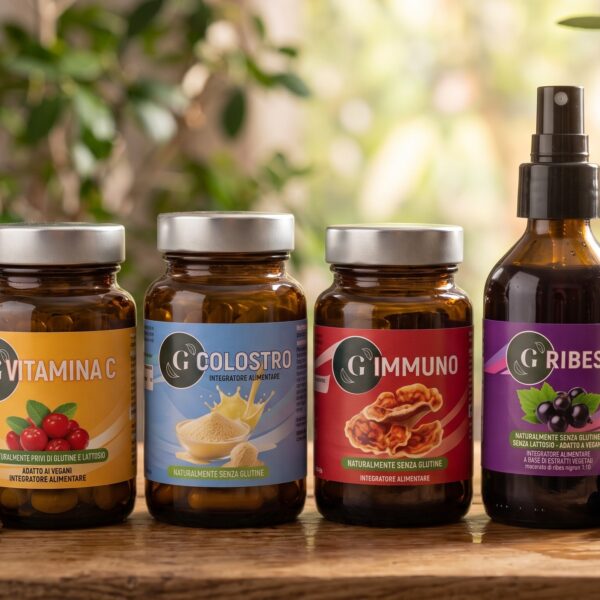 Combo Difese Immunitarie & Scudo Totale: G Vitamina C + G Colostro + G Immuno + G Ribes