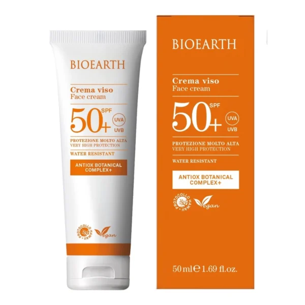 Crema viso SPF50+ BIOEARTH