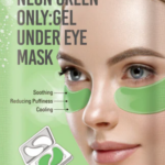 Neon green only: gel under eye mask