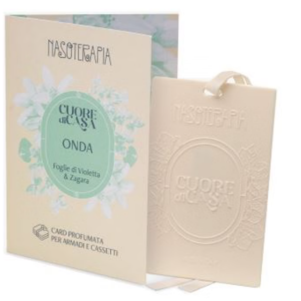 Card Profumata Onda Foglie Di Violetta E Zagara
