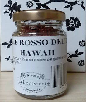 Sale rosso delle Hawaii