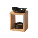 Brucia essenze in Bamboo e Ceramica