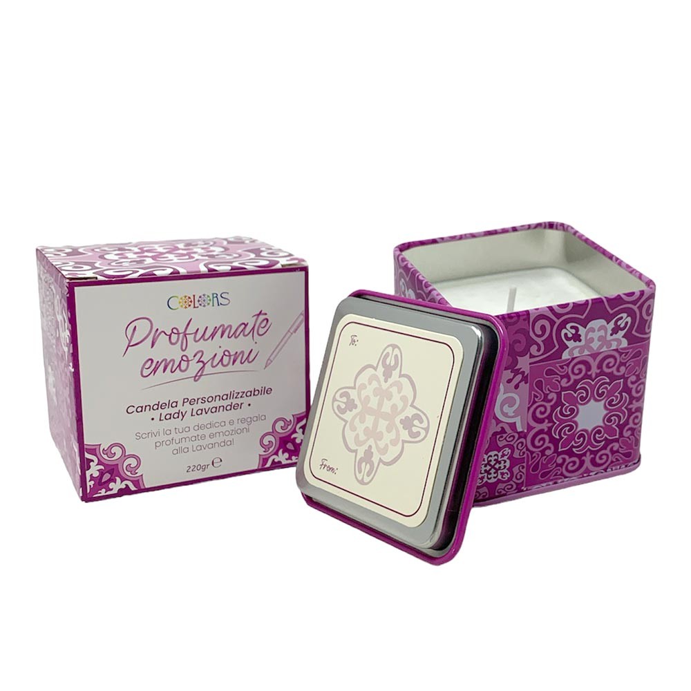 CANDELA MESSAGGIO LADY LAVANDER
