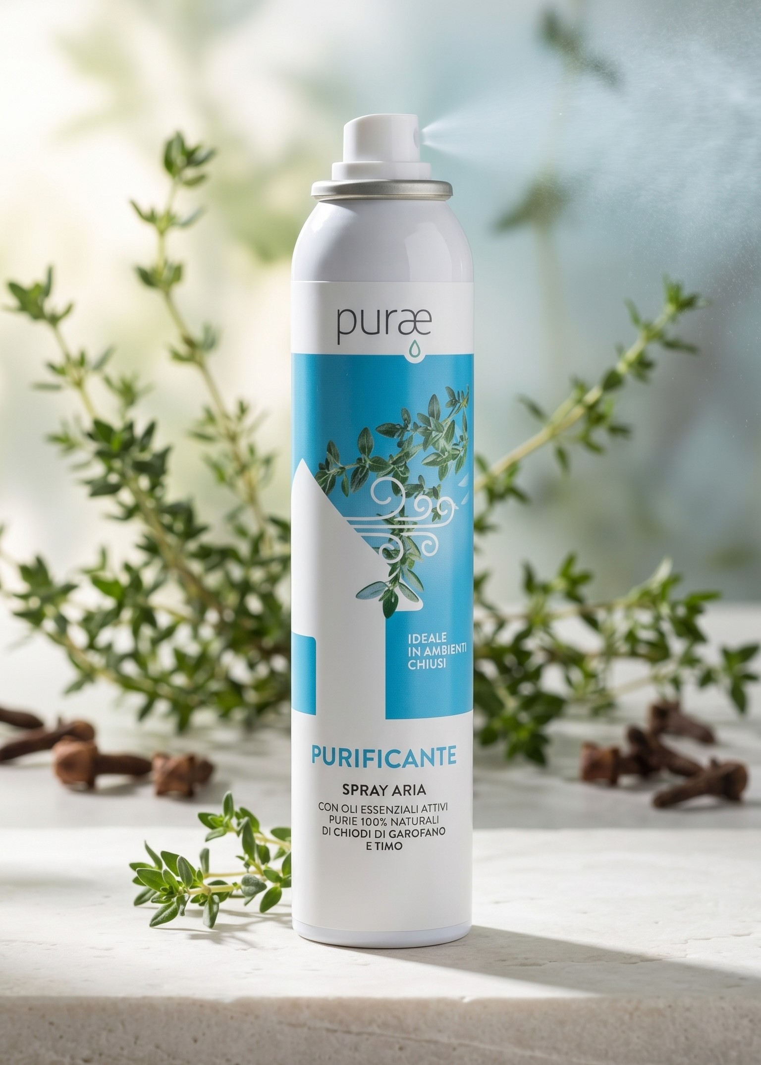 purae sito Purae Spray Aria Purificante di Chiodi di Garofano e Timo - immagine 1