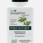 Eco Shampoo seboregolatore, capelli grassi - Rosmarino, eucalipto, timo