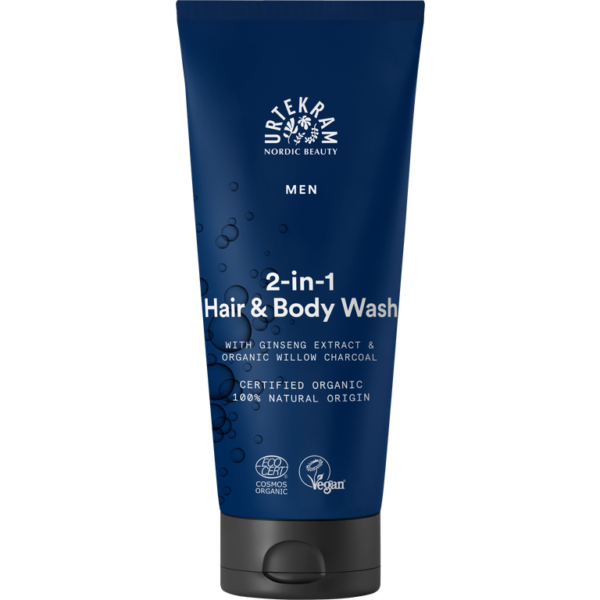 2 in 1 Hair & Body Wash Men Urtekram